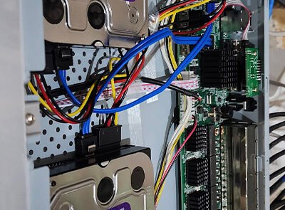 Camera hard drive installation